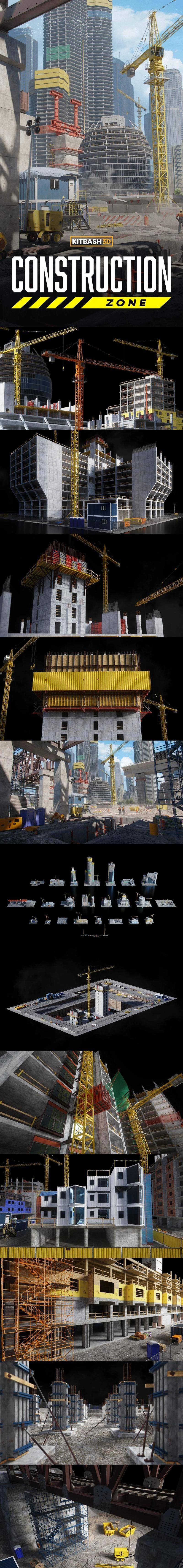 KitBash3D – Construction Zone  