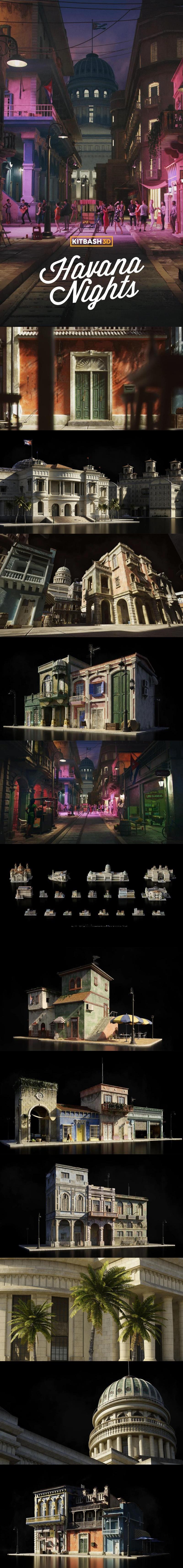 KitBash3D – Havana Nights  