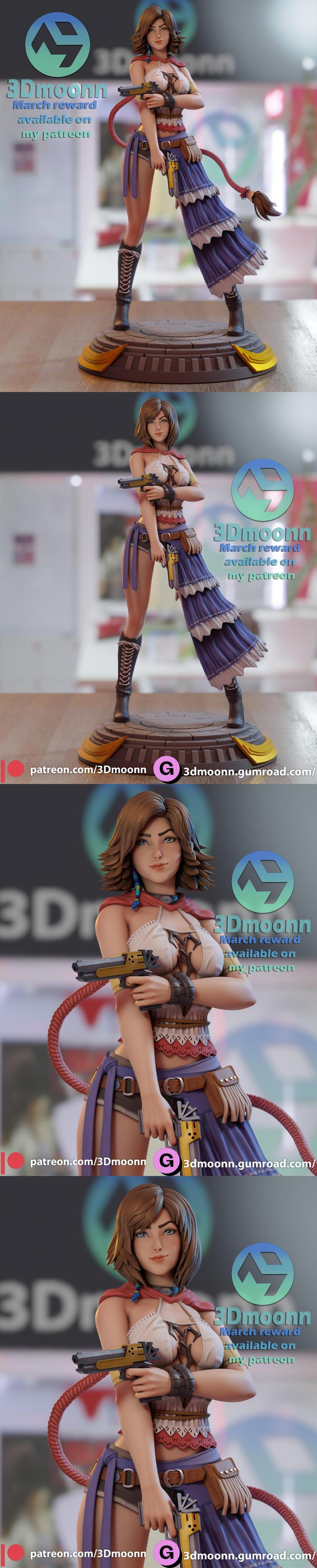 3Dmoonn – Yuna - Final Fantasy  