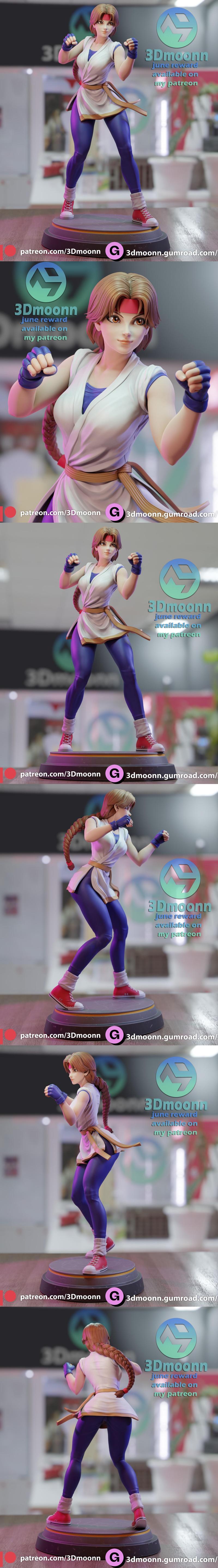 3Dmoonn – Yuri - The King Of Fighters  