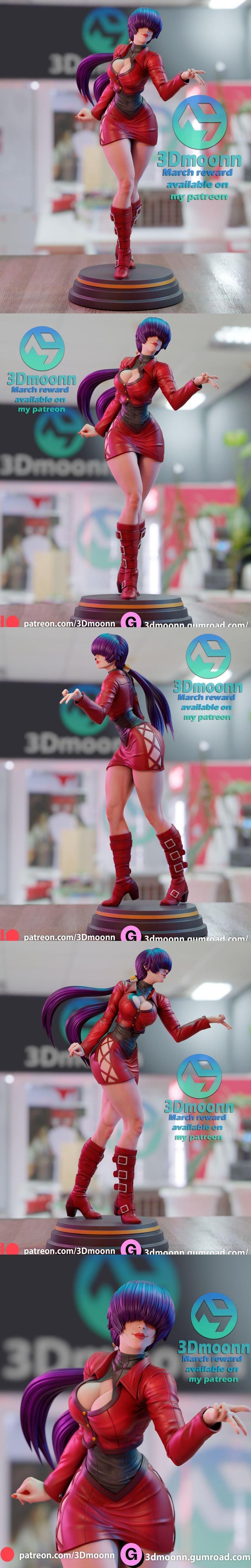 3Dmoonn – Shermie - The King Of Fighters  