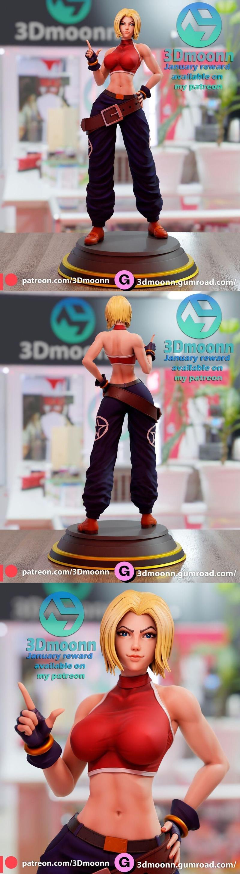 3Dmoonn – Blue Mary - The King Of Fighters  