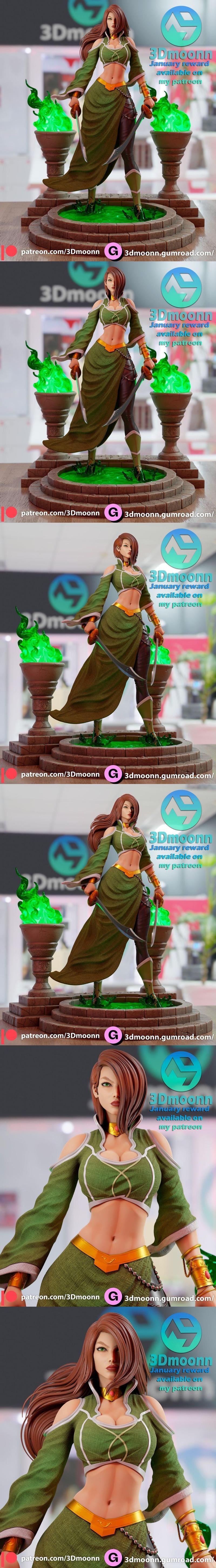 3Dmoonn – Talia Al Ghul - DC  