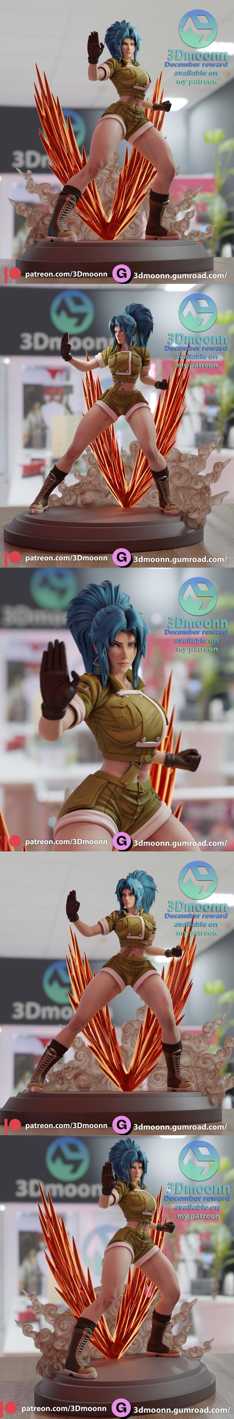 3Dmoonn – Leona The King Of Fighters  